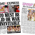 Berita utama surat kabar: Mawar Inggris 'menguasai dunia' dan PM Inggris menuju konferensi krisis