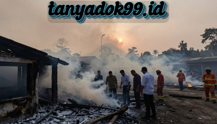 64 jiwa kehilangan tempat tinggal akibat kebakaran di Tambora Jakbar
