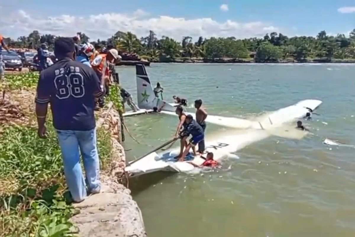 Operasi Bandara Nabire di Indonesia berjalan normal setelah insiden Smart Air.