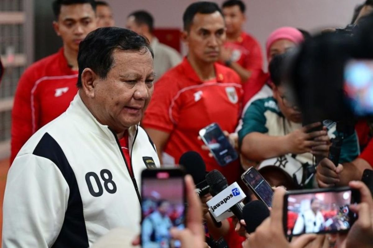 Prabowo berkomitmen untuk meningkatkan prestasi olahraga Indonesia.