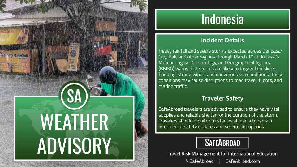 Kondisi cuaca ekstrem diperkirakan akan berlangsung hingga 10 Maret di Indonesia, berdampak pada layanan publik, kesehatan, dan transportasi.