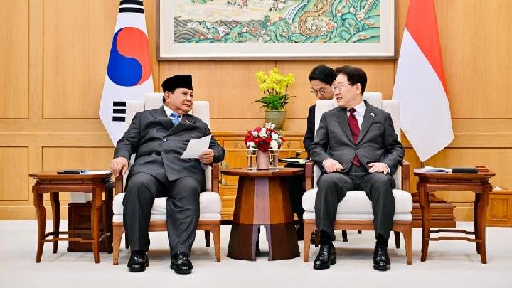 Dalam Pertemuannya dengan Prabowo, Lee Jae Myung Membahas Pasokan LNG Indonesia