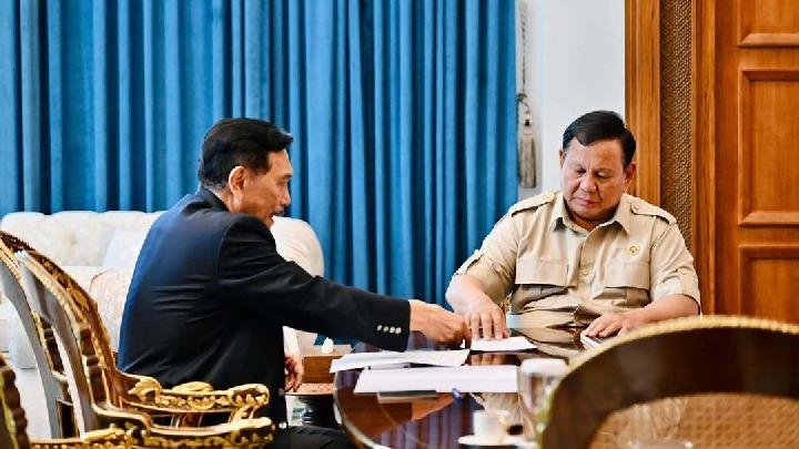 Ekonomi Indonesia Diprediksi Tetap Stabil Selama 3 Bulan, Kata Luhut kepada Prabowo