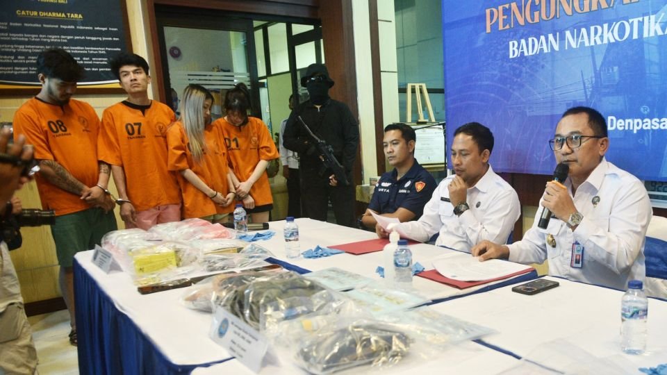 Bali muncul sebagai pusat utama peredaran narkoba lintas batas: Badan Narkotika Nasional Indonesia