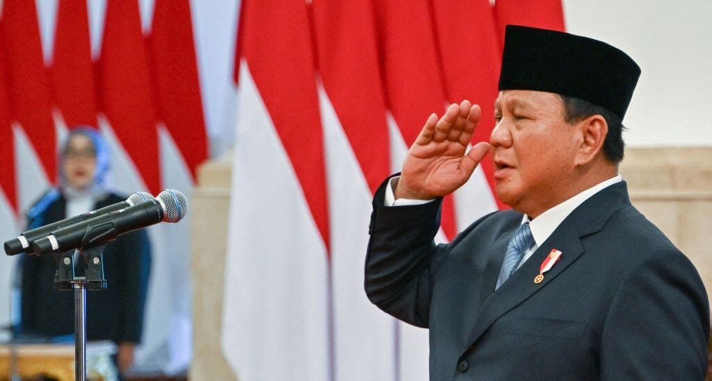 Di Indonesia, Masa Lalu Kelam Prabowo Membayangi Masa Jabatan Kepresidenannya
